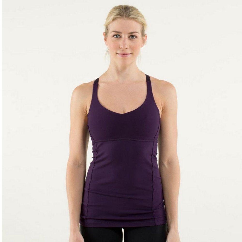 Lululemon Practice Daily Tank Deep Zinfandel